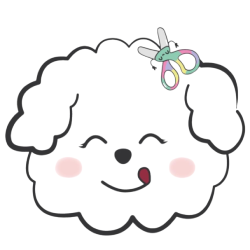 Dog Salon MoMo & Academy Logo